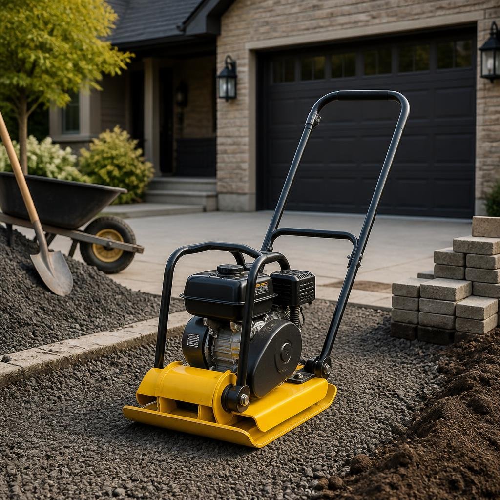 Plate Compactor Rental Guide for DIY Driveway Repairs in Ottawa
