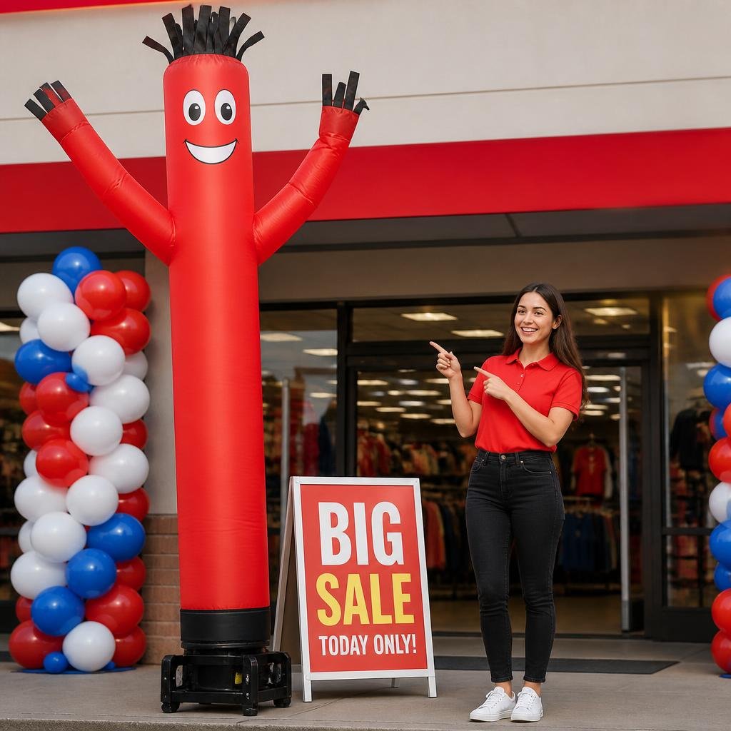 Should You Rent an Inflatable Tube Man for Store Promotions?