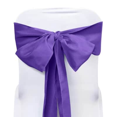 Chair Sash - Poly - Purple for rent in Ottawa