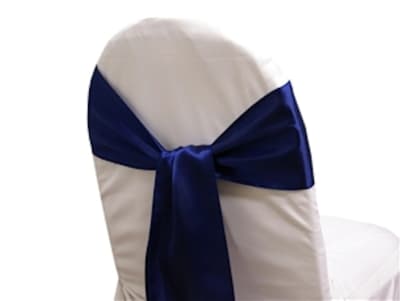 Chair Sash - Satin - Navy Blue for rent in Ottawa