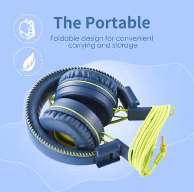 POWMEE M1 Wired Headphones for Kids – photo 5 in Broomall