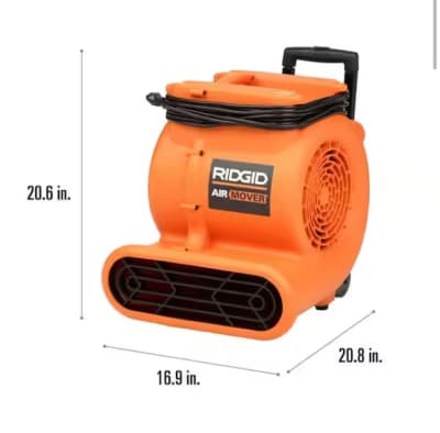 RIDGID 1625 CFM 3-Speed Portable Blower Fan Air Mover – photo 5 in Broomall