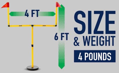 Franklin Sports Youth Football 2 Goal Post Set – photo 6 in Kanata