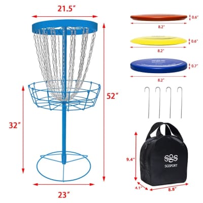 Disc Golf Basket Target 24-Chain Portable Disc Golf Goals – photo 4 in Kanata