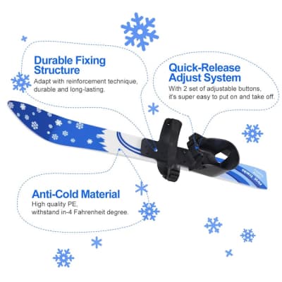 Kid's Beginner Snow Skis and Poles – photo 5 in Kanata