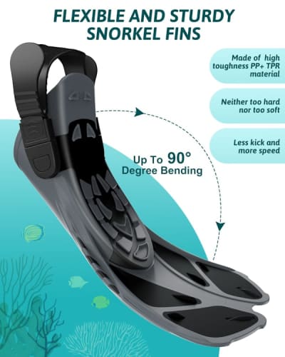 Viginsul Mask Fins Snorkel Set for Adults – photo 5 in Kanata