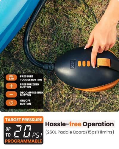 OutdoorMaster 20PSI High Pressure SUP Air Pump for rent in Kanata