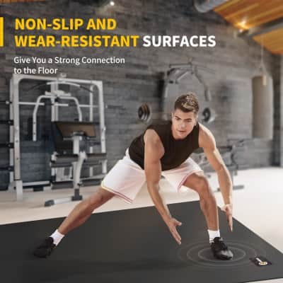 CAMBIVO Large Workout Mat (6' x 4' x 7mm) for rent in Kanata