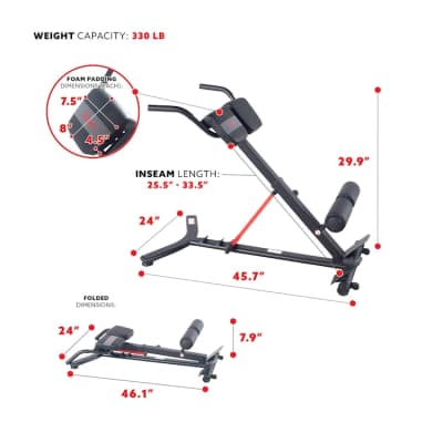 Hyperextension Roman Chair Ab Workouts – photo 3 in Kanata