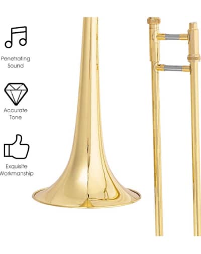 Costzon B Flat Tenor Slide Trombone Brass – photo 4 in Kanata