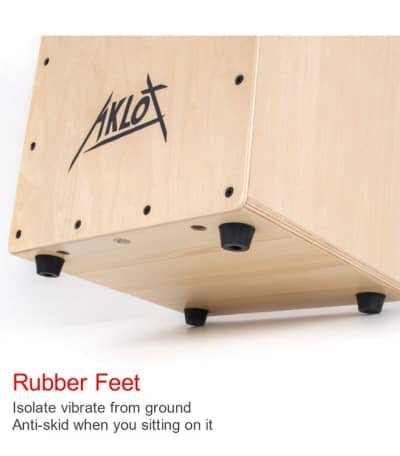 Aklot 10” Cajon Drum Compact Acoustic Jam Cajons Betula Wood – photo 5 in Kanata