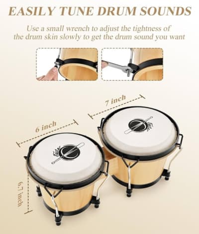 Eastar EBO-1 Bongo Drum Set – photo 5 in Kanata
