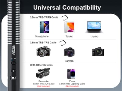 Camera Microphone Kit for Smartphone/DSLR Camera/Camcorder – photo 11 in Ottawa