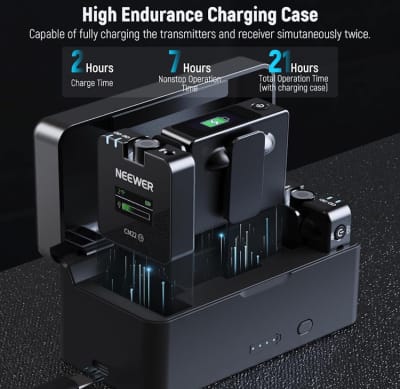 2 Pack Wireless Lavalier Microphone with Charging Case – photo 5 in Ottawa