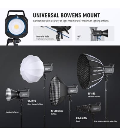 LED Video Light 2.4G/APP Control, 130W 2700K-6500K 72000lux – photo 11 in Ottawa