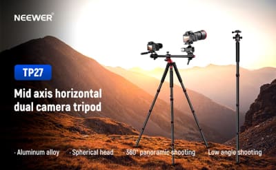 73.6" Horizontal Tripod with Multi Angle Center Column for rent in Ottawa