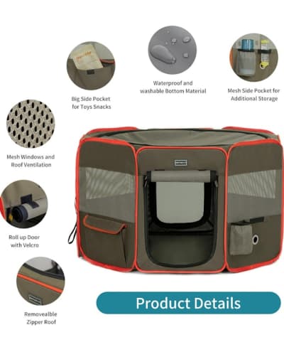 Pop Up Dog Playpen for Travel and Camping – photo 8 in Kanata