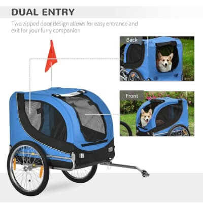 Foldable Dog Bike, Trailer Pet Cart, Bicycle Wagon – photo 6 in Kanata