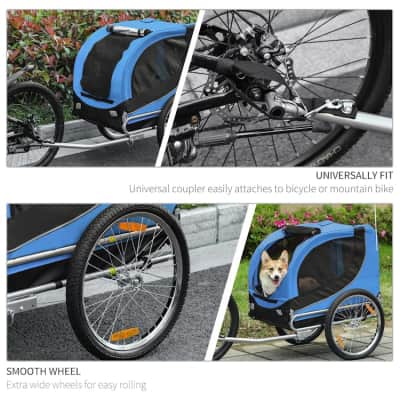 Foldable Dog Bike, Trailer Pet Cart, Bicycle Wagon – photo 5 in Kanata