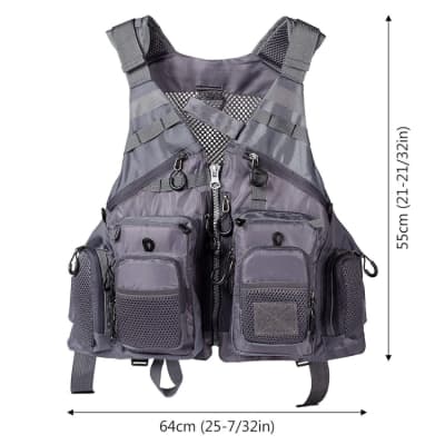 Fly Fishing Vest Mesh Vest. Adjustable Size – photo 2 in Kanata