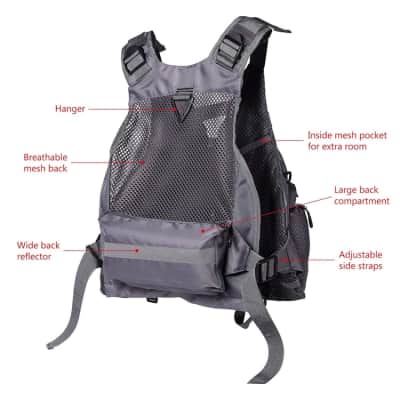 Fly Fishing Vest Mesh Vest. Adjustable Size – photo 4 in Kanata