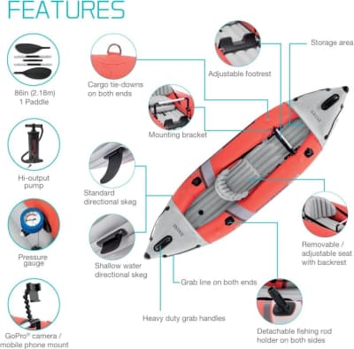 Inflatable Kayak for Fishing or Play – photo 5 in Kanata