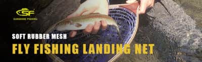 Fly Fishing Landing Net Soft Rubber Mesh – photo 2 in Kanata