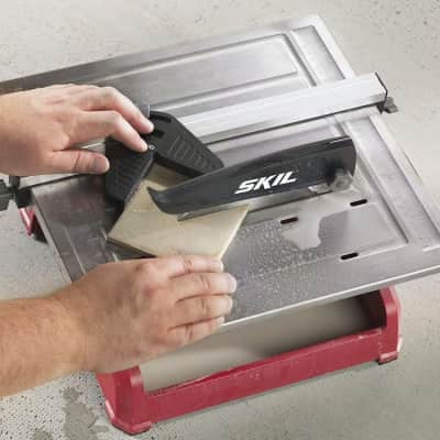 7-inch Wet Tile Saw for rent in Nepean