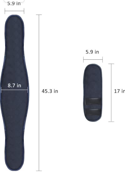 Heated Waist Belt Wrap with Vibration Massage – photo 8 in Ottawa