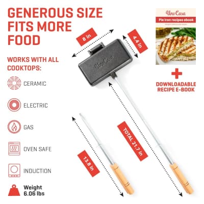 Campfire Pie Iron Sandwich Maker – photo 3 in Ottawa