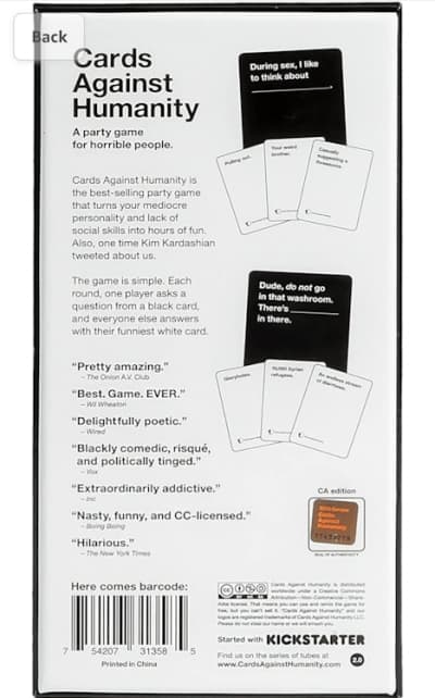 Cards Against Humanity Game – photo 2 in Ottawa