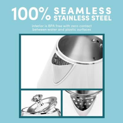 1.2L Cool-Touch Stainless Steel Electric Kettle – photo 4 in Ottawa