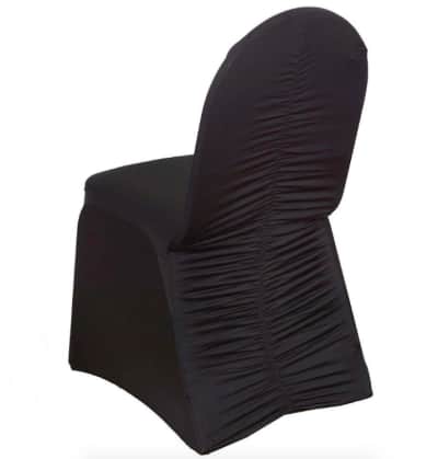 Chair Cover- Milan Black Spandex for rent in Kanata