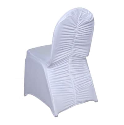 Chair Cover - Milan White Spandex for rent in Kanata