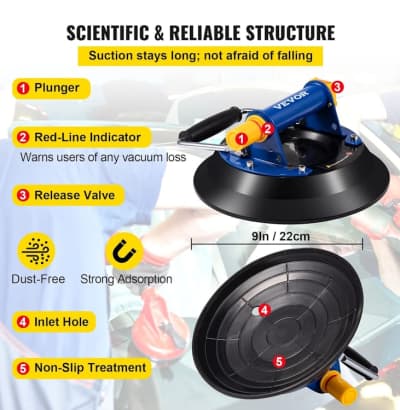 Glass Lifting Suction Cup - 9” – photo 5 in Kanata
