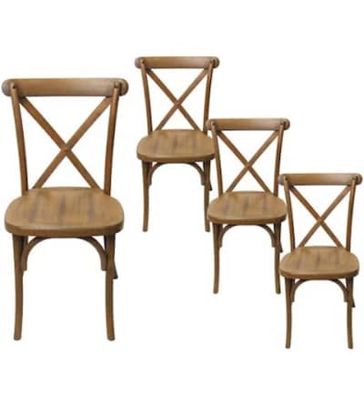 Cross-Back Event Chair for rent in Kanata