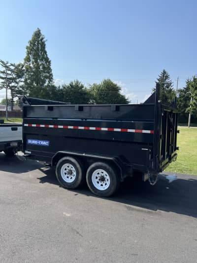 12’ High Side Dump Trailer for rent in Garnet-Valley