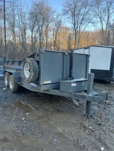 14’ Dump Trailer for rent in Garnet-Valley