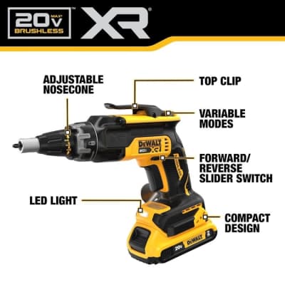 20v Max Xr 2-tool Drywall Kit – Screwgun And Cut-out Tool – photo 3 in Kanata