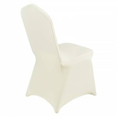 Universal Ivory Stretch Spandex Chair Covers – photo 10 in Nepean
