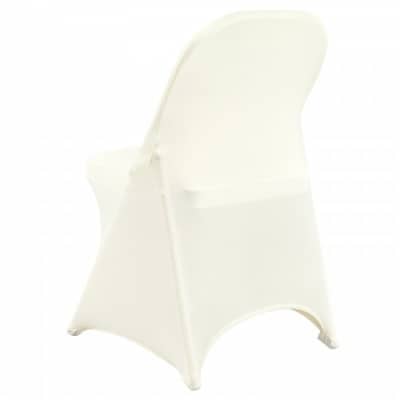 Universal Ivory Stretch Spandex Chair Covers – photo 8 in Nepean