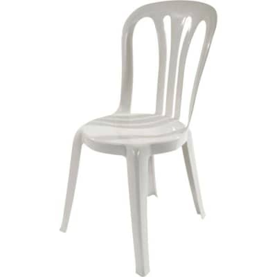Bistro Chair - White Plastic for rent in Kanata