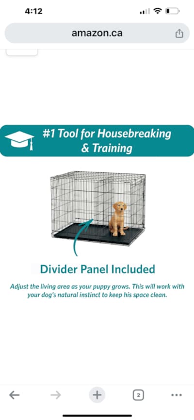 Dog & Animale Crate - Large Dog – photo 5 in Ottawa