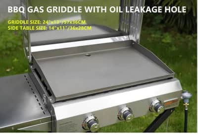 🔥 3 Burner Gas Grill Portable Barbecue / Bbq – photo 3 in Ottawa