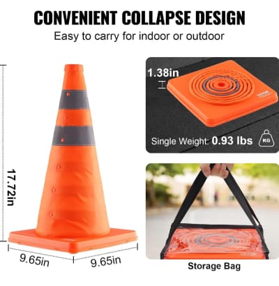 Collapsible Traffic Cones (4-pack) – photo 3 in Kanata