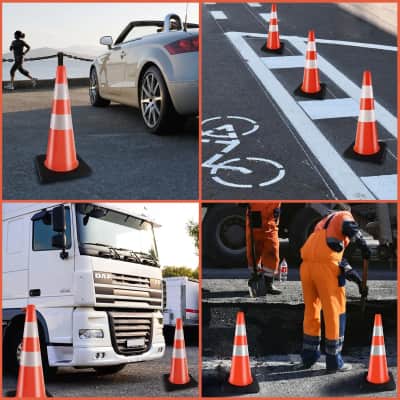 6 - Pack - Heavy-duty Traffic Safety Cones - 28-inch – photo 5 in Kanata