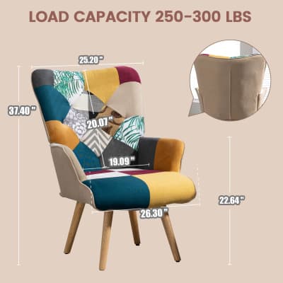 Stylish & Comfortable Plaid Accent Chair – photo 2 in Ottawa