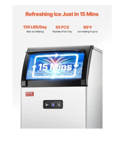 Commercial Ice Maker 130lbs/24h for Rent – photo 2 in Kanata