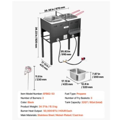 Commercial Double Basket Deep Fryer Rental – photo 7 in Kanata