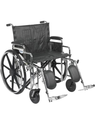 Heavy-Duty Wheelchair Rental - 24” Seat - 500 lbs Capacity for rent in Ottawa